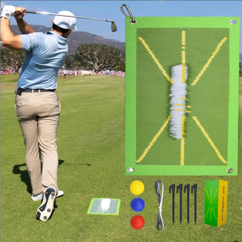 Golf Training Mat for Swing Path